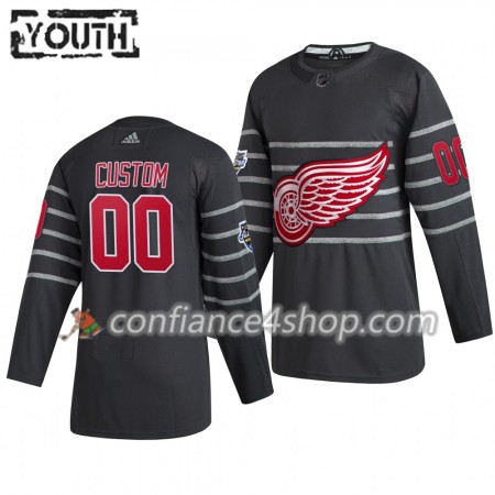 Adidas Maillot de Hockey Detroit Red Wings Personnaliser Gris 2020 NHL All-Star Authentic - Enfant